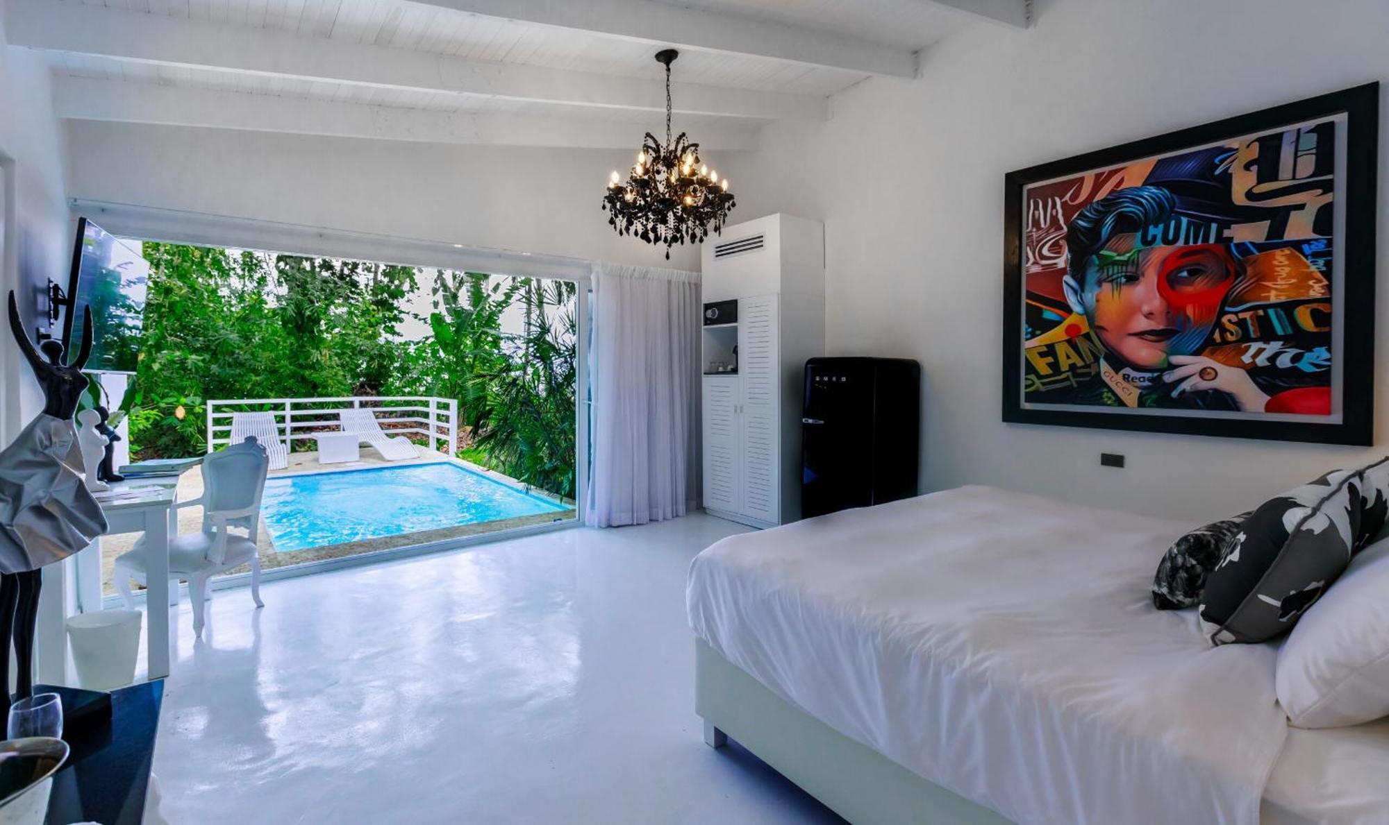 Le Cameleon Boutique Hotel Puerto Viejo de Talamanca Экстерьер фото A room at the Standard